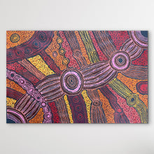 Load image into Gallery viewer, dot painting Australia displayed on wall
