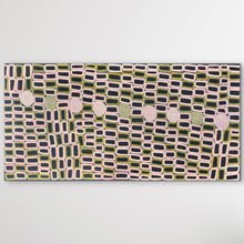 Load image into Gallery viewer, "Tingari" original Aboriginal painting by Walala Tjapaltjarri, 203cm x 103cm - authentic Indigenous Australian artwork
