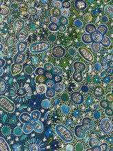 Load image into Gallery viewer, "My Country" by Rochelle Bird Mbitjana - view 6, 199cm x 105cm - Aboriginal art
