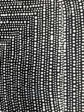 Load image into Gallery viewer, Black and white patterned dot artwork close up
