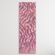 Load image into Gallery viewer, Pink wavy sand dunes  Maureen Nampijinpa Hudson 92cm x 30cm
