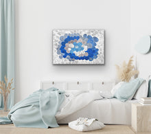 Load image into Gallery viewer, Salt Water Country Aboriginal art print by Maureen Hudson in living room
