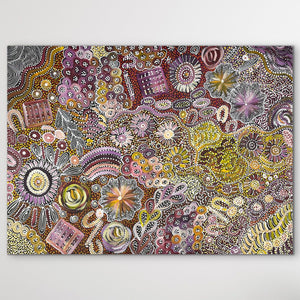 "Bush Yam Dreaming" Katrina Bird 122cm x 95cm