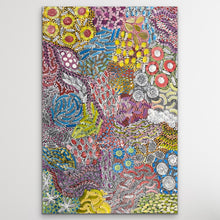 Load image into Gallery viewer, "Awelye" by Karen Bird Ngale - detail view of Aboriginal painting, 145cm x 94cm
