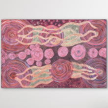 Load image into Gallery viewer, "Minyma Kutjara" original Aboriginal painting by Joanne Ken, 120cm x 78cm - authentic Indigenous Australian artwork
