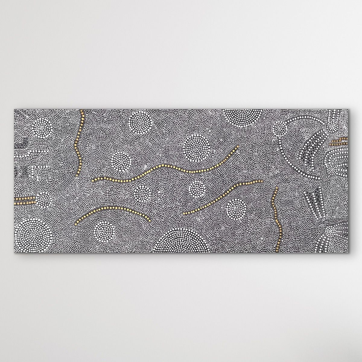 Aboriginal artist Nancy Martin Napangarti,  Central Desert,  201cm x 88cm 