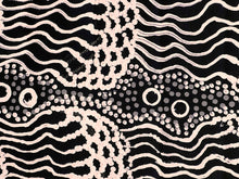 Load image into Gallery viewer, Warlpiri cultural artwork Tree of Life painting narrow canvas format
