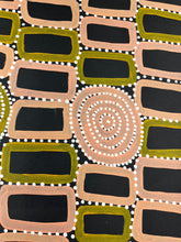 Load image into Gallery viewer, "Tingari" original Aboriginal painting by Walala Tjapaltjarri, 203cm x 103cm - authentic Indigenous Australian artwork

