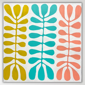 "Acacia Leaves (Watiya Tjuta)" Debra Nangala McDonald 61cm x 61cm