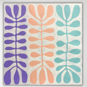 "Acacia Leaves (Watiya Tjuta)" Debra Nangala McDonald 63cm x 61cm