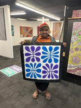 Load image into Gallery viewer, "Acacia Leaves (Watiya Tjuta)" original Aboriginal painting by Debra Nangala McDonald, 61cm x 61cm - authentic Indigenous Australian artwork
