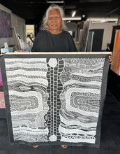 Load image into Gallery viewer, Alice Granites holding Mina Mina Painting Art by Farquhar 
