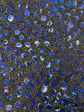 Load image into Gallery viewer, "Bush Plum" Aboriginal art by Alvira Bird Mpetyane - close-up detail, 93cm x 88cm
