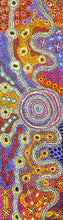Load image into Gallery viewer, "Antjaki Ankuntja" original Aboriginal painting by Audrey Brumby, 123cm x 35cm - authentic Indigenous Australian artwork
