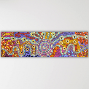 "Antjaki Ankuntja" Audrey Brumby 123cm x 35cm