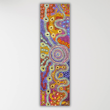 Load image into Gallery viewer, "Antjaki Ankuntja" original Aboriginal painting by Audrey Brumby, 123cm x 35cm - authentic Indigenous Australian artwork
