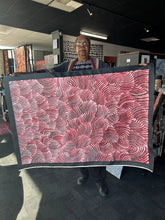 Load image into Gallery viewer, Artist Maureen Nampijinpa Hudson&#39;s 80x118cm &quot;Sand Dunes (Tali)&quot; painting with certificate of authenticity
