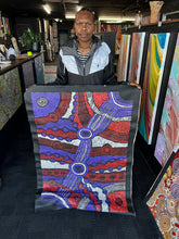 Load image into Gallery viewer, Artist photo clarise tunkin with painting
