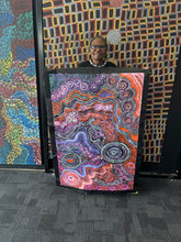 Load image into Gallery viewer, Aboriginal artist in art gallery "Piltati Tjukurpa" Rhoda Tjitayi 120cm x 80cm
