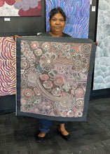 Load image into Gallery viewer, Artist photo of bernadine Holding painting
