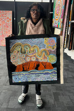 Load image into Gallery viewer, Artist photo of "Seven Sisters" Rhoda Tjitayi 60cm x 59cm
