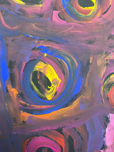 Load image into Gallery viewer, "Tingari" by Bob Gibson Tjungurrayi - alternate view, original Aboriginal painting, 151cm x 95cm

