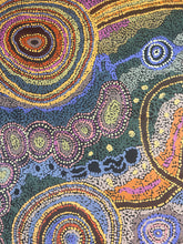 Load image into Gallery viewer, "Ngura (Places)" by Audrey Brumby - gallery view, authentic Indigenous Australian art, 196cm x 93cm
