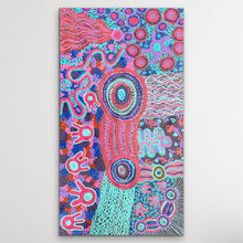 Load image into Gallery viewer, Colorful abstract artwork with vibrant patterns on a white background
