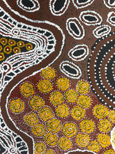 Load image into Gallery viewer, "My Country" by Bronwyn Jimmy - alternate view, original Aboriginal painting, 120cm x 80cm
