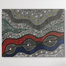 Load image into Gallery viewer, "My Country" Rayleen Pula Price 91cm x 69cm
