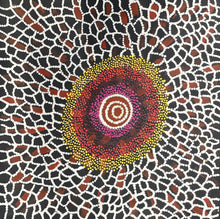 Load image into Gallery viewer, "Fire Dreaming" Maureen Nampijinpa Hudson 62cm x 62cm Authentic Aboriginal Art
