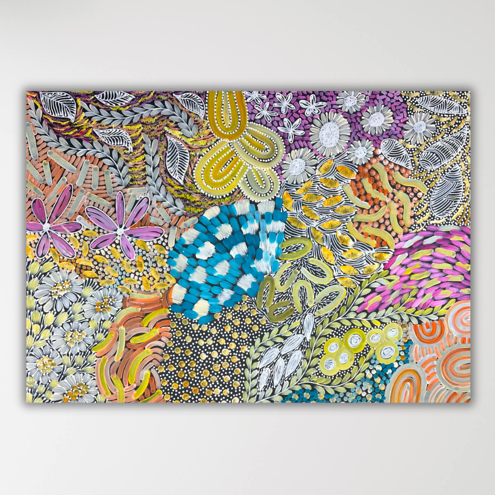 "Awelye" Karen Bird Ngale 98cm x 70cm
