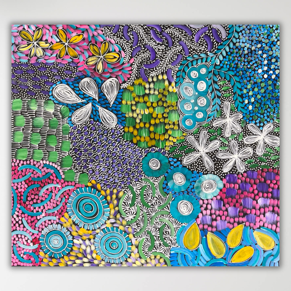 "Awelye" Karen Bird Ngale 99cm x 88cm