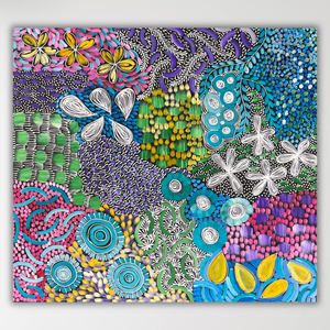 "Awelye" Karen Bird Ngale 99cm x 88cm