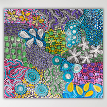 Load image into Gallery viewer, "Awelye" Karen Bird Ngale 99cm x 88cm
