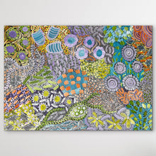 Load image into Gallery viewer, "Awelye" original Aboriginal painting by Karen Bird Ngale, 134cm x 95cm - authentic Indigenous Australian artwork
