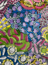 Load image into Gallery viewer, "Awelye" original Aboriginal painting by Karen Bird Ngale, 146cm x 103cm - authentic Indigenous Australian artwork
