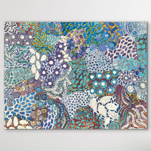 "Awelye" Karen Bird Ngale 198cm x 148cm