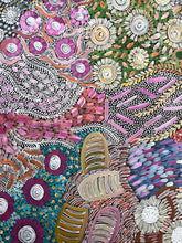 Load image into Gallery viewer, "Awelye" Aboriginal art by Karen Bird Ngale - close-up of intricate dot and line work
