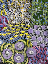 Load image into Gallery viewer, "Awelye" original Aboriginal painting by Karen Bird Ngale, 209cm x 71cm - authentic Indigenous Australian artwork
