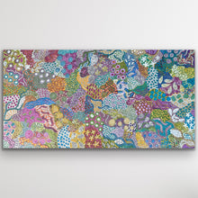 Load image into Gallery viewer, awelye-karen-bird-ngale-aboriginal-painting-383x197cm.jpg

