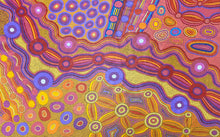 Load image into Gallery viewer, "Wati-Ngintaka Tjukurrpa (Angatja Homeland)" original Aboriginal painting by Megan Lyons, 181cm x 121cm - authentic Indigenous Australian artwork
