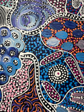 Load image into Gallery viewer, "My Country (Utopia)" original Aboriginal painting by Janet Golder Kngwarreye, 60cm x 60cm - authentic Indigenous Australian artwork

