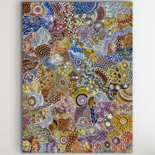 Load image into Gallery viewer, "My Country (Utopia)" original Aboriginal painting by Janet Golder Kngwarreye, 201cm x 149cm - authentic Indigenous Australian artwork
