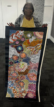 Load image into Gallery viewer, "My Country (Utopia)" original Aboriginal painting by Janet Golder Kngwarreye, 129cm x 55cm - authentic Indigenous Australian artwork
