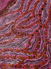 Load image into Gallery viewer, "Rainbow Serpent (Wanampi)" by Debra Umala - alternate view, original Aboriginal painting
