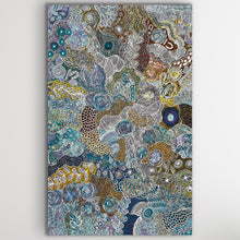 Load image into Gallery viewer, "My Country (Utopia)" original Aboriginal painting by Janet Golder Kngwarreye, 182cm x 116cm - authentic Indigenous Australian artwork
