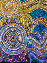 Load image into Gallery viewer, "Pututju" original Aboriginal painting by Rhoda Tjitayi, 198cm x 148cm - authentic Indigenous Australian artwork
