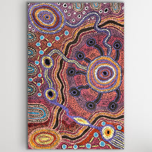 Load image into Gallery viewer, "Nguru Munu Tjukula" original Aboriginal painting by Audrey Brumby, 90cm x 60cm - authentic Indigenous Australian artwork
