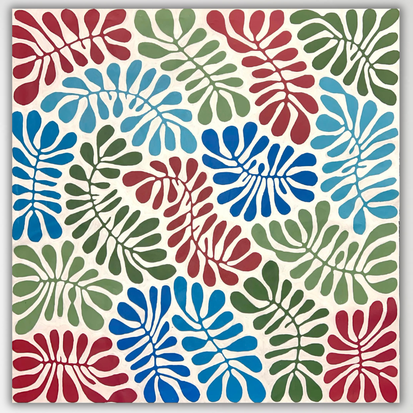 "Bended Leaves (Watiya Tjuta)" Debra Nangala McDonald 150cm x 147cm